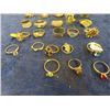 Image 2 : 52 Various Silver/Gold Tone Rings