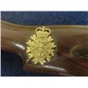 Image 4 : Brass Cannon Display 10" Long & Stock with Badge