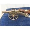 Image 5 : Brass Cannon Display 10" Long & Stock with Badge