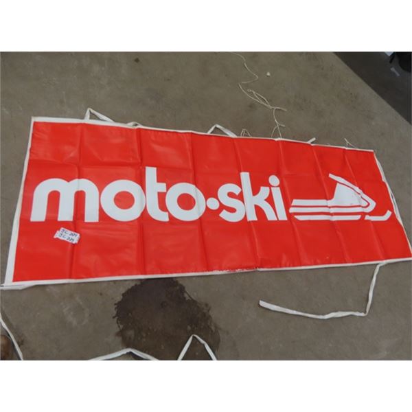 Moto Ski Banner 35" x 93"