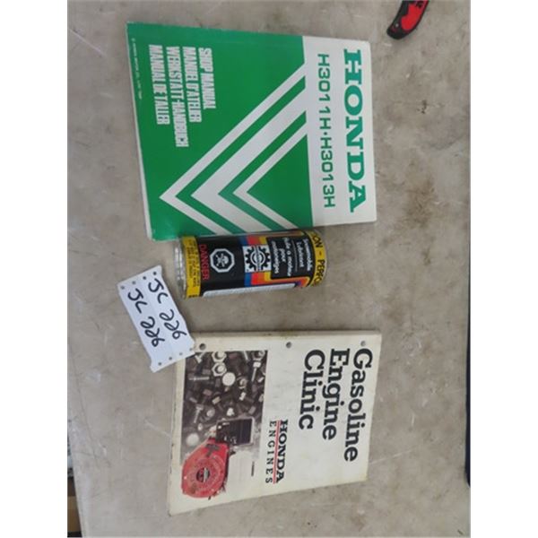 Honda Manuals & Bombardier Snowmobile Lubricant