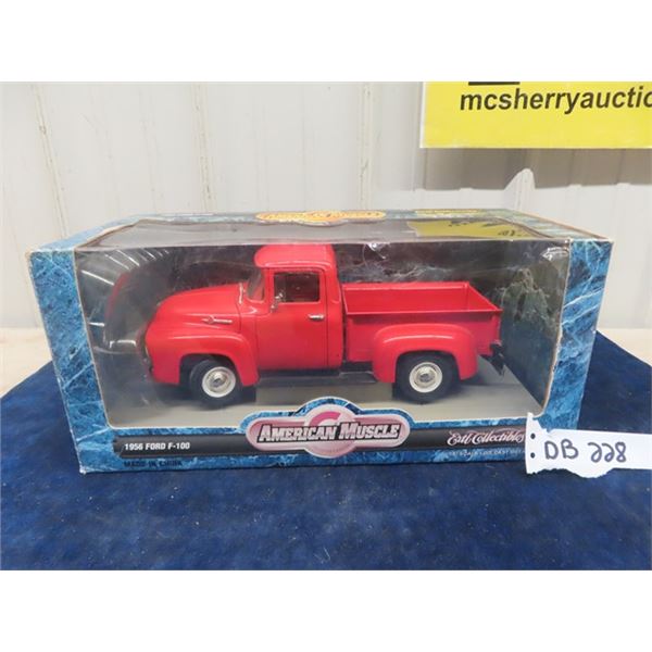 American Muscle 1/18 Scale Die Cast 1956 Ford F-100 in Box