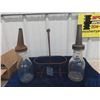 Image 1 : 2 Quart Oil Bottles & Carrier