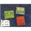 Image 1 : 3 Cigarette Tins; 1) the Three Cattles Cigarettes 1) Players' Country Life, 1) Virginia State Expres