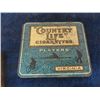 Image 3 : 3 Cigarette Tins; 1) the Three Cattles Cigarettes 1) Players' Country Life, 1) Virginia State Expres
