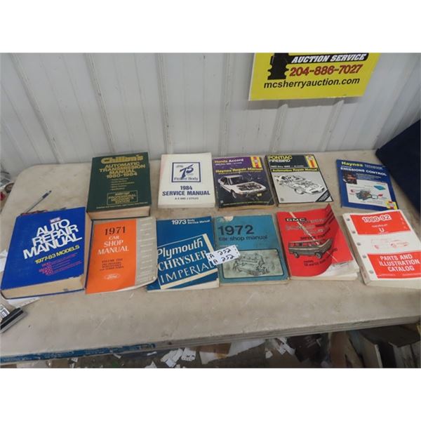 11 Auto Repair Manuals