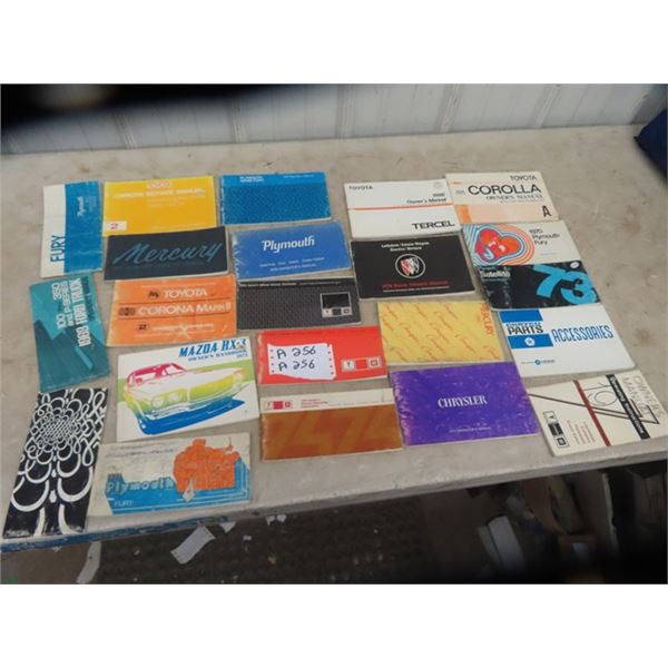 22 Automotive Manuals- mainly 1970's + 80's