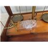 Image 4 : Pharmacy Scale with Glass Case & Weights in Nice Condition