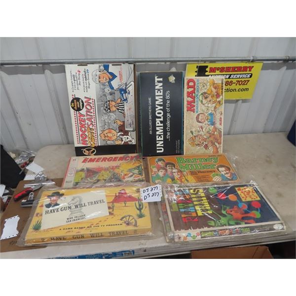 7 Vintage Board Games