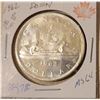 Image 1 : 1962 SILVER DOLLAR 80% SILVER only 1,884,780 minted MS 64 sellers research notes: no longer circulat