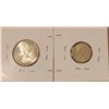 Image 1 : 1867-1967 10 cent & 25 cent 80% SILVER  & 1867-1967 $1.00 note Nice pair of coins for collection, ve