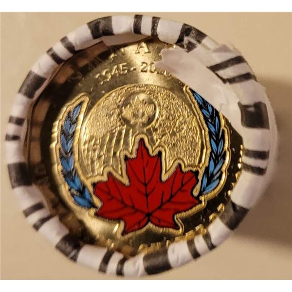 75th Anniversary United Nation Loonies Never sold direct to Public  one sealed roll