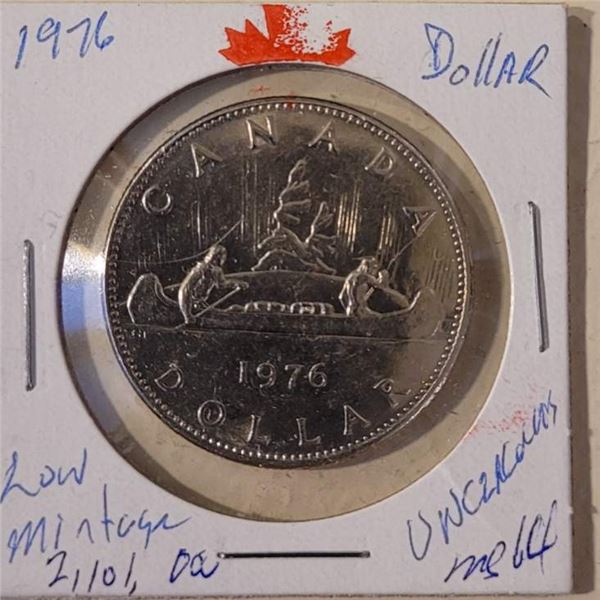 1976 Dollar 2,101,000   ms 64