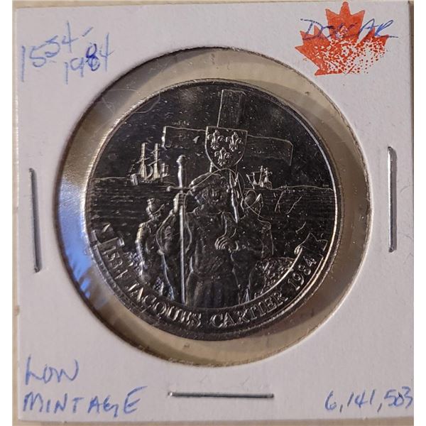 1867-1982 Confederation Constitution Commemorative Dollar 11,812,000 MS 65 from Mint roll