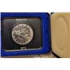 Image 1 : 1972 Canada Proof 66 Dollar in Special Blue Clam Shell with Canada etched in holder at top and 1972 