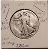 Image 1 : 1927 S Walking Liberty 50 cent 90% Silver only 2,392.000 minted