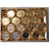 Image 1 : 1  Display box with 13 2021 Klondike Commemorative Loonies (1st ever Coloured & uncoloured Loonies l