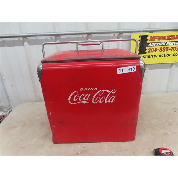 Coca-Cola Picnic Cooler with Tray