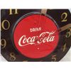 Image 2 : Vintage Metal Coca-Cola Clock 17" Across
