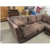 Image 2 : Sectional Micro Suede Couch