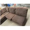 Image 3 : Sectional Micro Suede Couch
