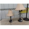 Image 2 : Set of 3 Modern Lamps- 2 of which are Tabletop, 1 Floor Model