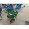 Image 2 : Tired Wheel Barrow & Grass Seed Broadcaster