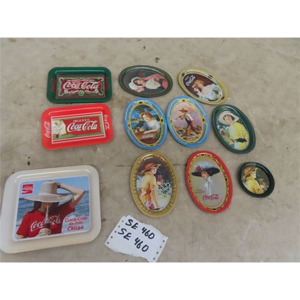 11 Coca-Cola Tip Trays