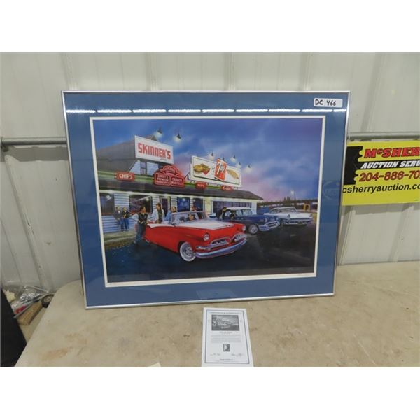 Skinner's Print with Certificate 26"x 33"