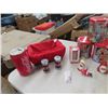 Image 3 : Coca-Cola Cannister, Musical Snowglobe, 3  Unopened Puzzles, Oversized Can Bank, S & P Shakers & Chr