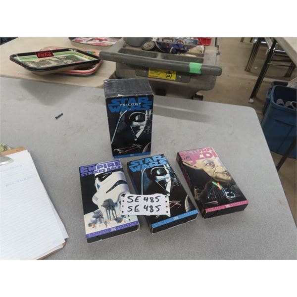 Star Wars Trilogy VHS Pack of Movies