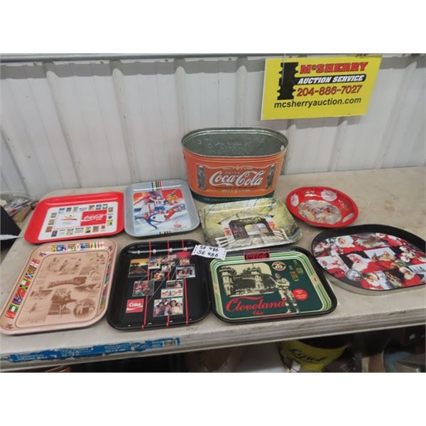 Coke Ice Bucket & 8 Trays - Olympic  plus