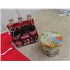 Image 2 : Coca-Cola Package; T-Shirt, Hat, Picture, Tin &  Nascar Labelled 6 Pack Carrier w/ Bottles