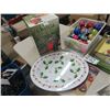 Image 4 : Christmas Decorations including a Tree Stand  Trays plus more