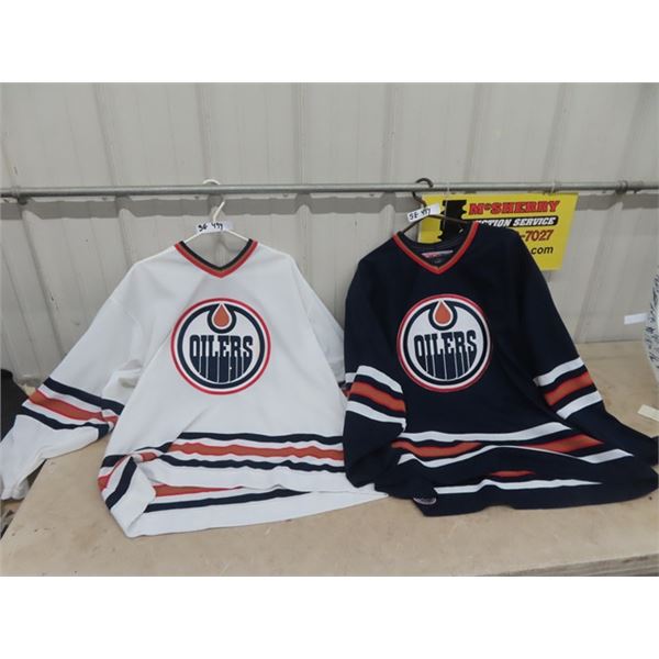 2 Edmonton Oilers Jersey Size XL