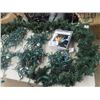 Image 1 : Quantity of Christmas Decorations including Lights  Lighted Bough and Storage Tub