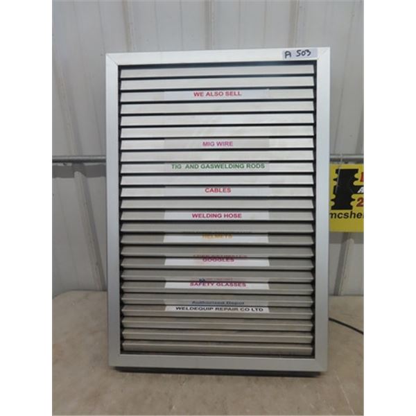 3 Way Motion Advertising Sign 23" x 34"