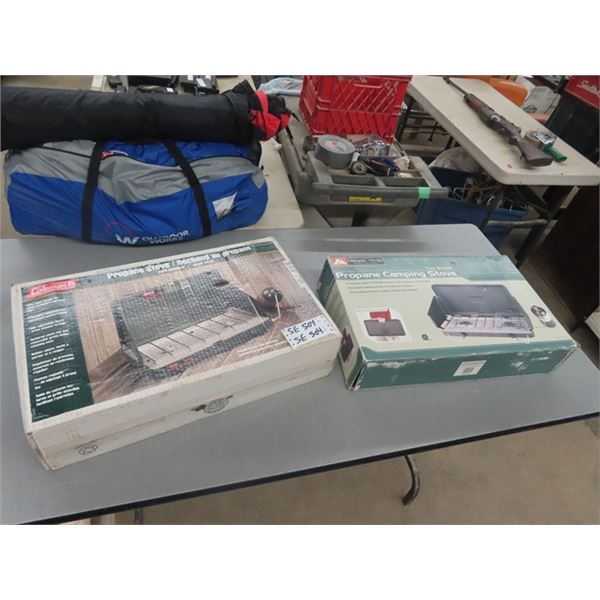 2 Camping Propane Stoves