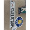 Image 2 : 4 Modern Emblem Signs; Buick 7" x 42" & Cadillac