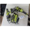 Image 1 : 3 Ryobi Power Tools; Jog Saw, Angle Grinder,  18V Drill with  Charger
