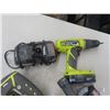 Image 3 : 3 Ryobi Power Tools; Jog Saw, Angle Grinder,  18V Drill with  Charger