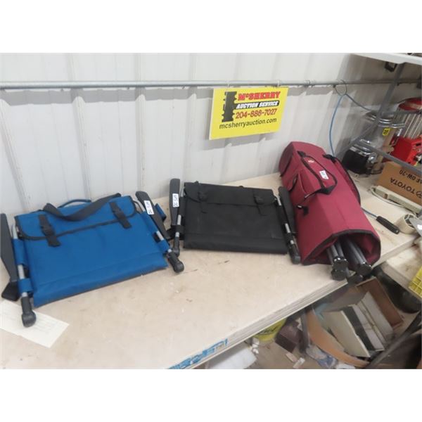 3 Folding Yard Chairs in Nice Condition