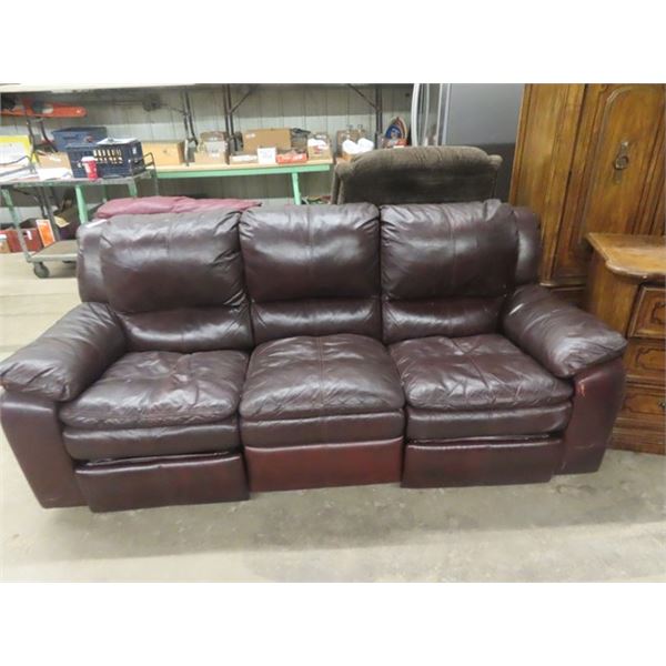 Leather Reclining Couch