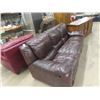 Image 2 : Leather Reclining Couch