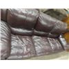 Image 3 : Leather Reclining Couch