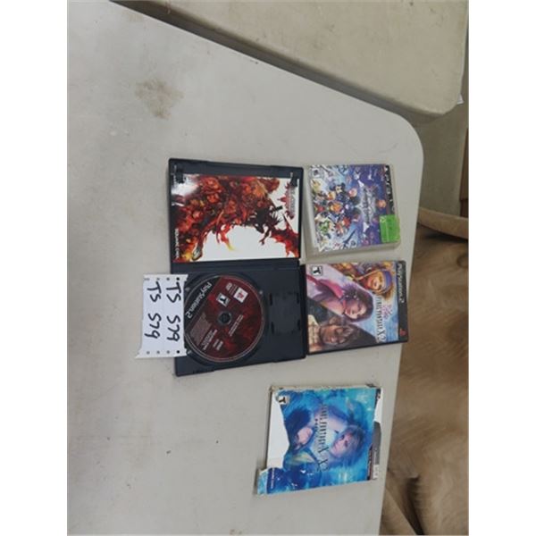 1)  Kingdom Hearts PS3 HD Remix,2)  Final  Fantasy X-2 - PS2 Original Release 3) Final Fantasy X , X