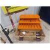 Image 4 : 6 Fishing Rods, 5 Reels, 2 Tackle Boxes with some  Tackle included