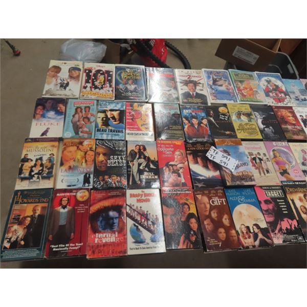 125 VHS Movies