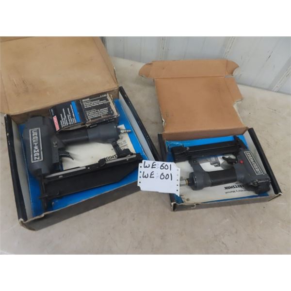 2 Craftmans Air Nailers; 1) Finish 2.5 1) Brad  1.25