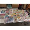 Image 1 : 30 Vintage Comic Books $0.12- $0.50 including  The Mighty Thor, The Fly, Action Comics, Incredible H